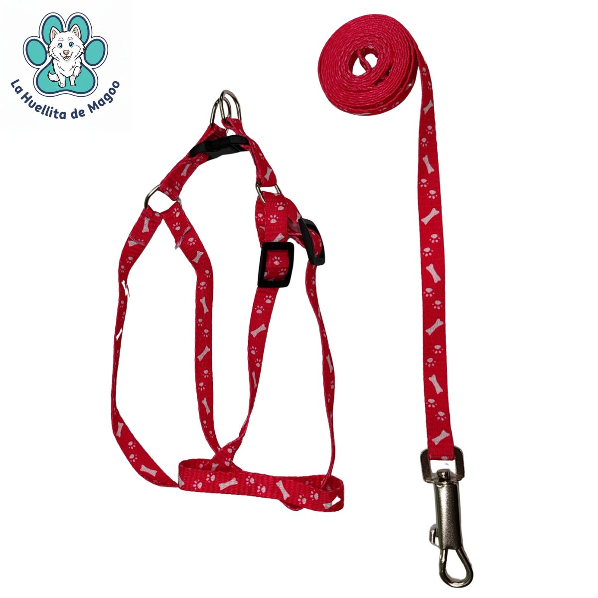 cuerda y pechera para mascota pequeÑa