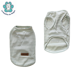 camisa de rayas para mascota