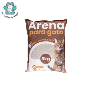 arena para gato con aroma a café 8 kilos