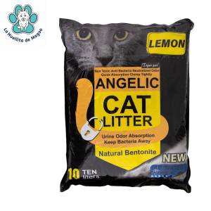 ARENA PARA GATO CON AROMA A LIMÓN 8 KILOS